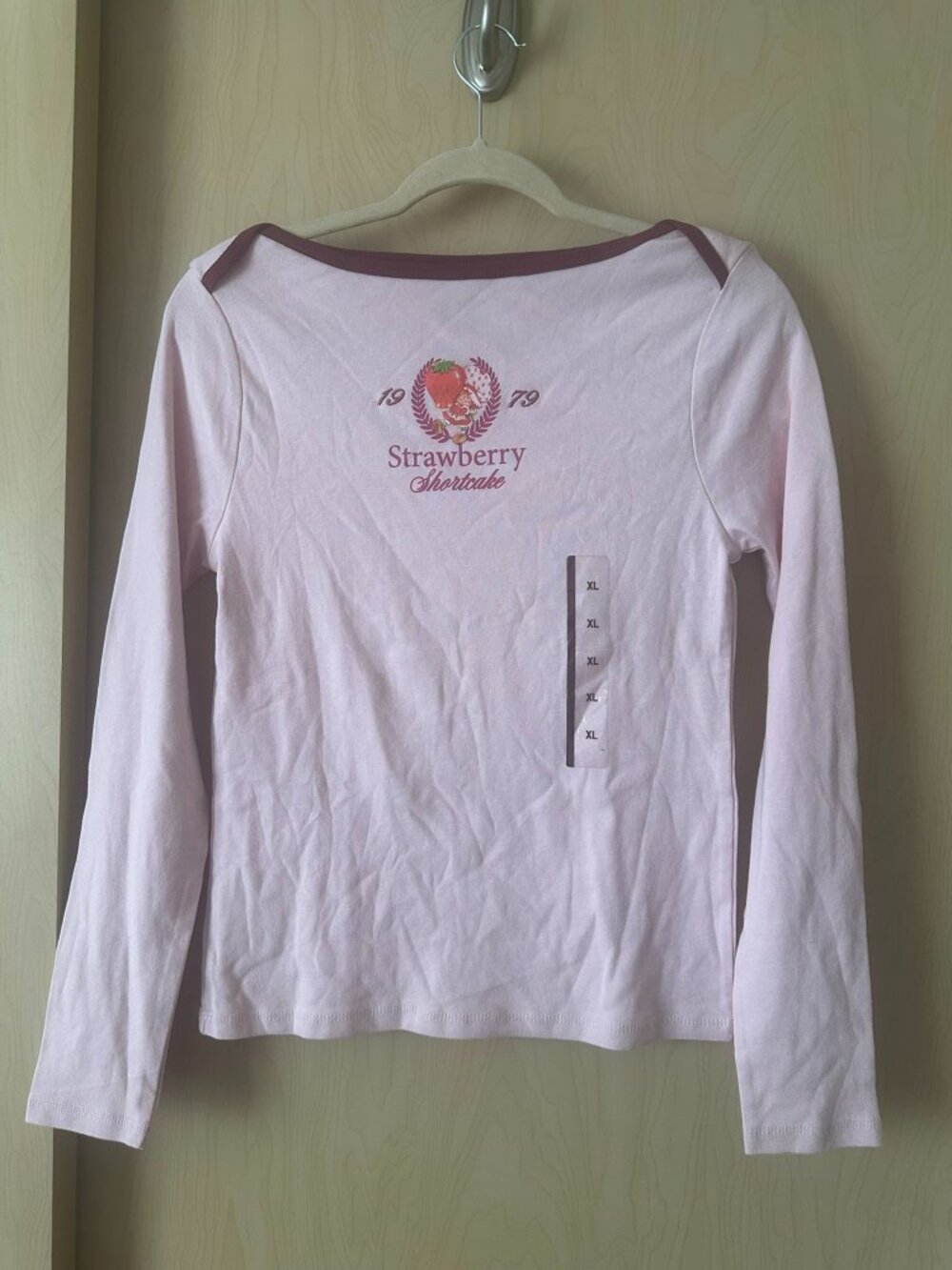 Strawberry Shortcake Pink Long Sleeve Top